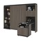 Bestar Orion 118W Full Murphy Bed with Shelving and Fold-Out Desk (119W), Bark Gray & Graphite 116866-000047 - alternate 5